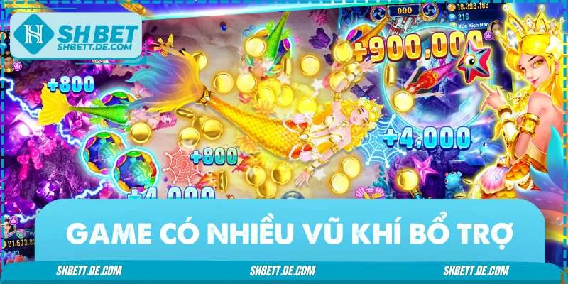Game sở hữu kho pháo đạn bổ trợ
