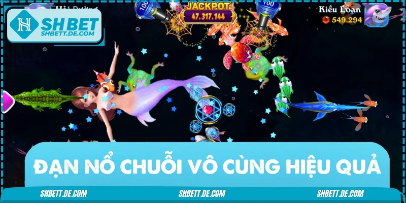 Đạn nổ chuỗi rất hiệu quả trong khu vực đông cá