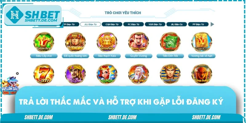 Trả lời thắc mắc và hỗ trợ khi gặp lỗi đăng ký tài khoản