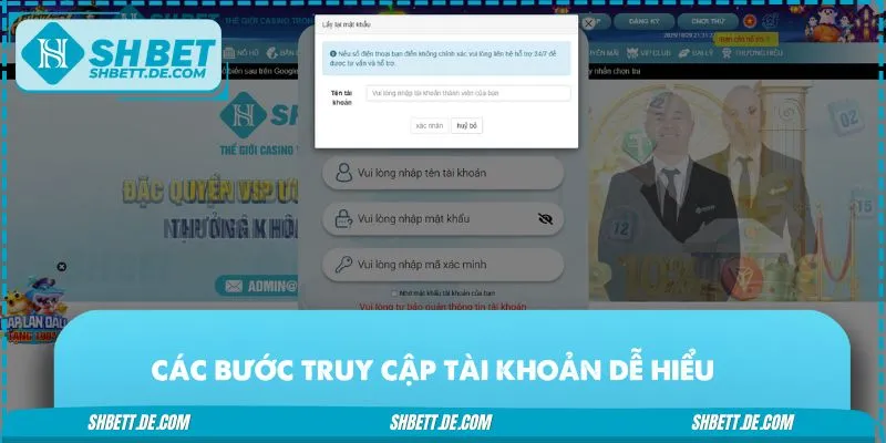 Các bước truy cập tài khoản dễ hiểu, ai cũng có thể làm được