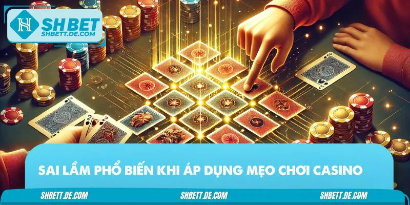 Nắm rõ những lỗi sai dễ mắc phải khi áp dụng mẹo chơi casino online