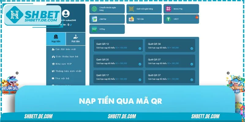 Nạp tiền qua mã QR: Phương thức hiện đại, tiện lợi nhất hiện nay